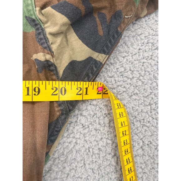 VTG Men's US Army Military Combat Coat Hot Weather Woodland Camo Jacket - Picture 7 of 12